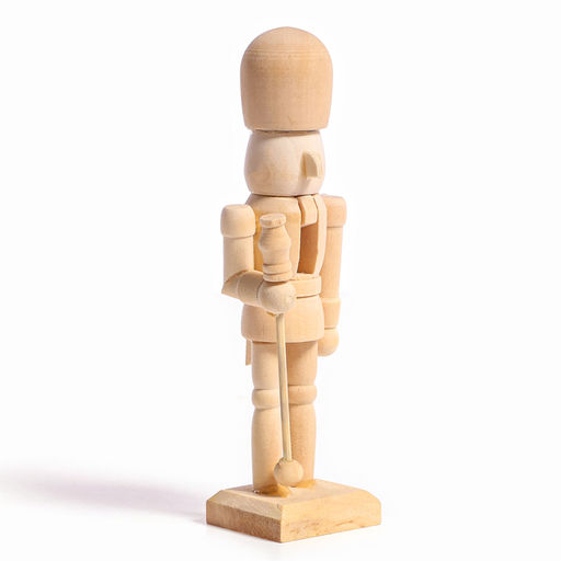 Роспись по дереву на новый год Щелкунчик, набор для творчества