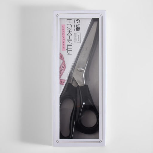 Ножницы «Зигзаг», 9.5", 23 см, шаг - 3 мм, чёрные