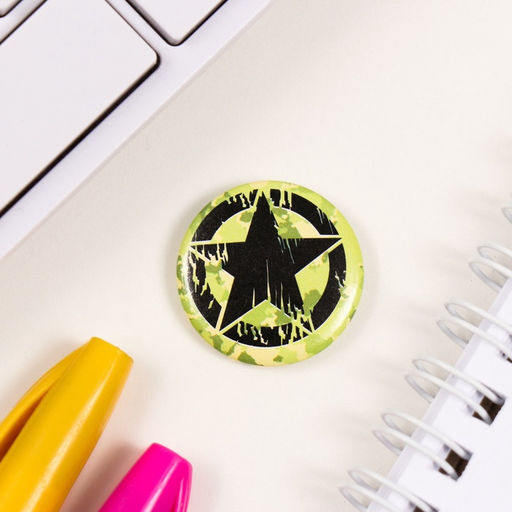 Набор значков на одежду, рюкзак, сумку Граната, 3 шт., d=25 мм, закатные, 7?7 см