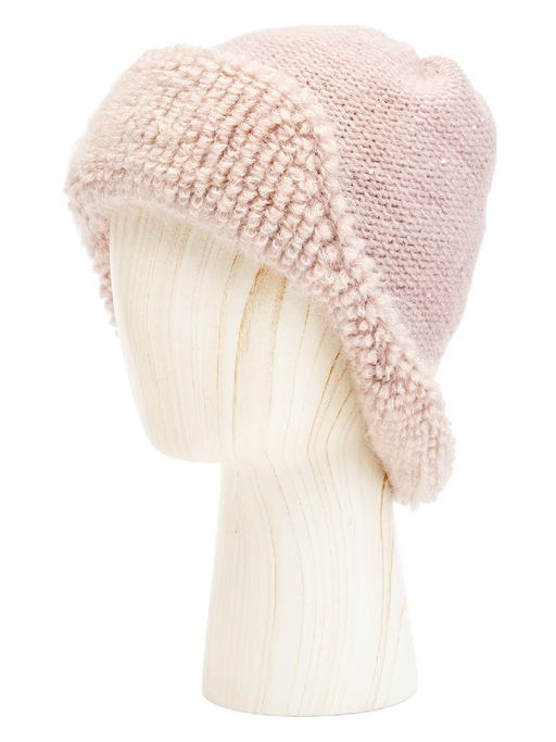 Шапка жен. анг+нейл+люр LB-A53050 dirty pink