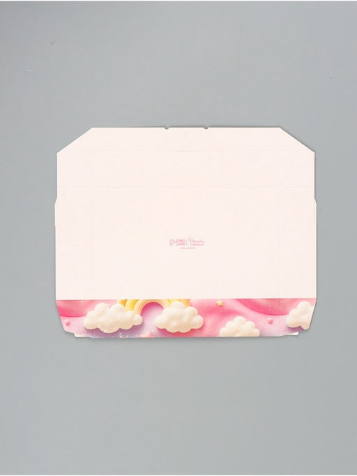 Цена за 5 шт. Коробка подарочная складная «Радуга», 20×12×4 см, с окном