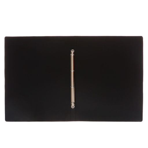 Папка на 4 кольцах А3, Calligrata TOP, 27 мм, 800 мкм, вертикальная, чёрная