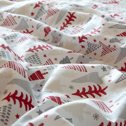 Постельное бельё Этель Евро New Year's pattern 200х217 см, 220х240 см, 70х70 см - 2 шт, бязь фото 6