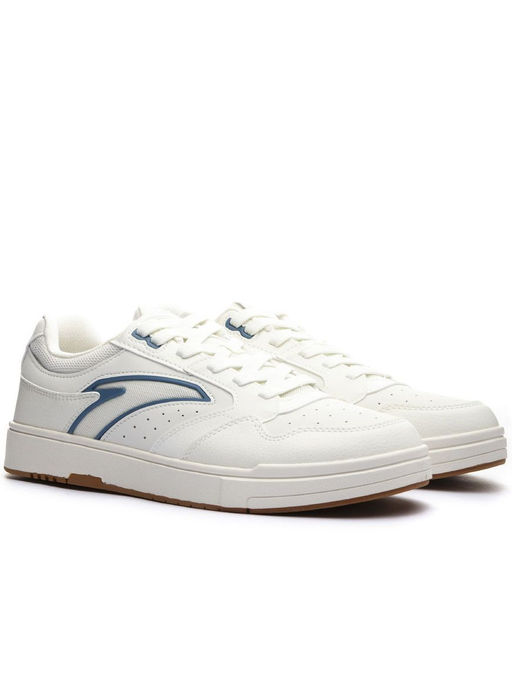 Кеды Бежевый/Синий