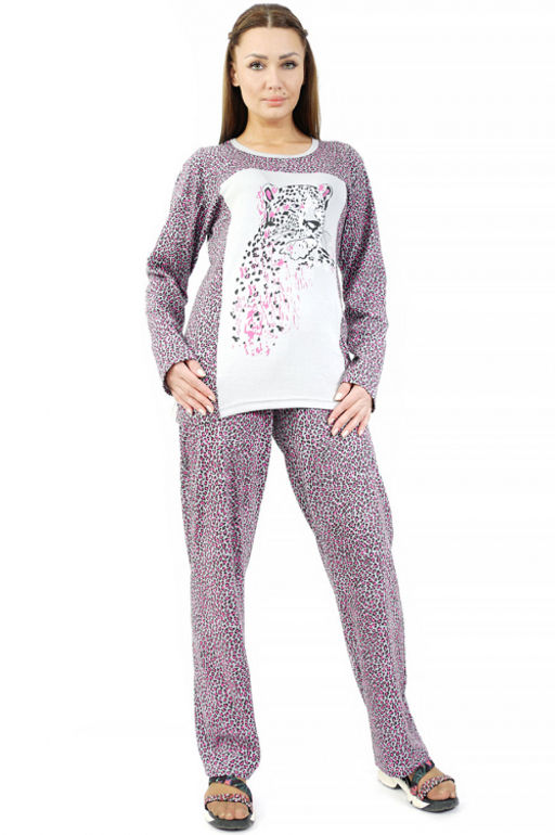 Арт. 4256 Пижама с брюками 48-56 (5 шт) Цвет:ассорти