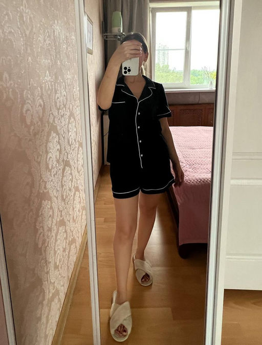 РАСПРОДАЖА Пижама Лолита_О151/черный - Ihomelux фото 8