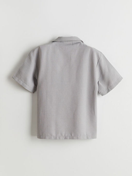 Keten Kar???ml? Erkek ?ocuk G?mlek