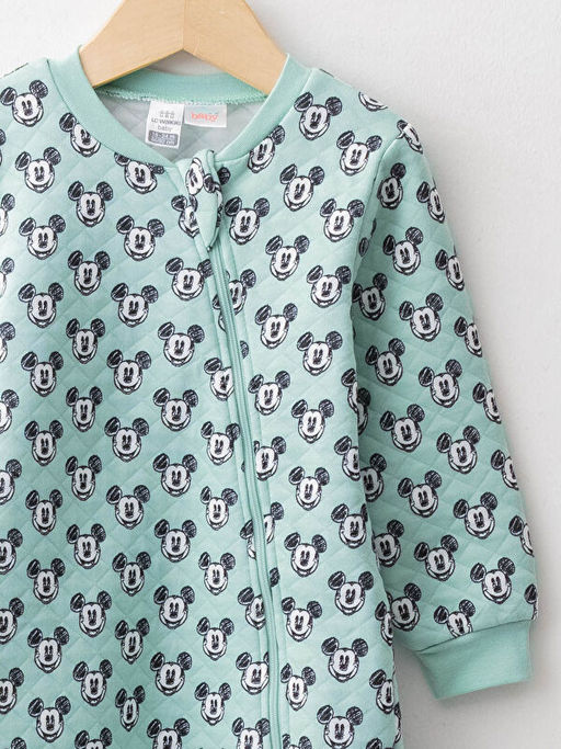 Mickey Mouse Bask?l? 0.5 Tog Elyafl? Erkek Bebek Uyku Tulumu - Waikiki фото 3