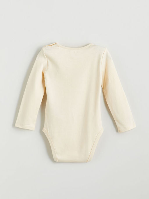 Bisiklet Yaka Bask?l? K?z Bebek ??t??tl? Body