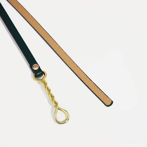 Ремень женский, ширина 1 см, пряжка металл, цвет зелёный - Simaland фото 2