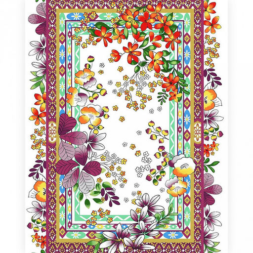 Дорожка столовая, сервировочная 50х150см "Магали", хлопок "Премиум" 236г/м2, упаковка классическая 28х41см, "Домашняя мода" (Россия)