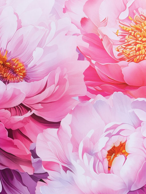 Пакет подарочный ламинированный «Пионы», 26×12×32 см