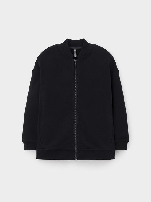 К 302500/черный жакет (бомбер) для мал