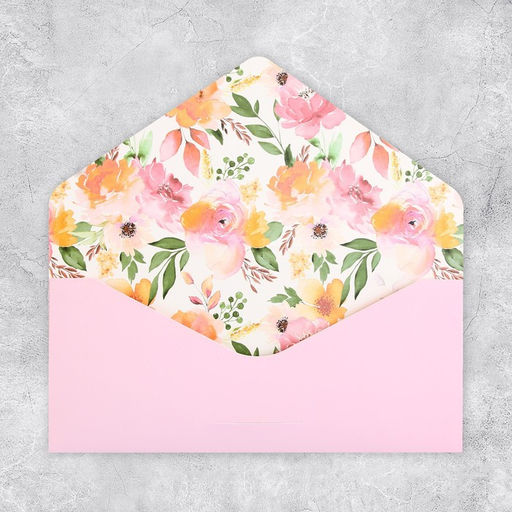 Цена за 4 шт. Конверт подарочный «Поздравляю», софт тач, тиснение, 19 х 9 см