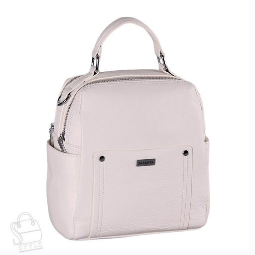 Рюкзак женский кожаный 99353-2 beige Velina Fabbiano-Safenta/20 в Новосибирске