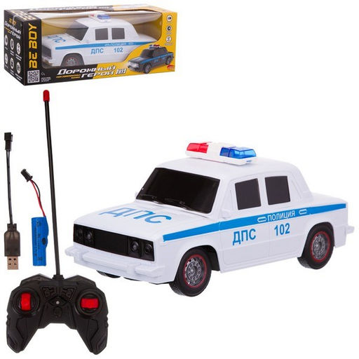 Р/У на аккумул. BeBoy 33*13,8*12,5см "ВАЗ-2106 ДПС" (IT109977) подсветка