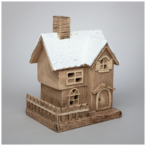 ФИГУРКА ДОМИК С LED-ПОДСВЕТКОЙ 15*13*20 СМ - Lefard фото 4