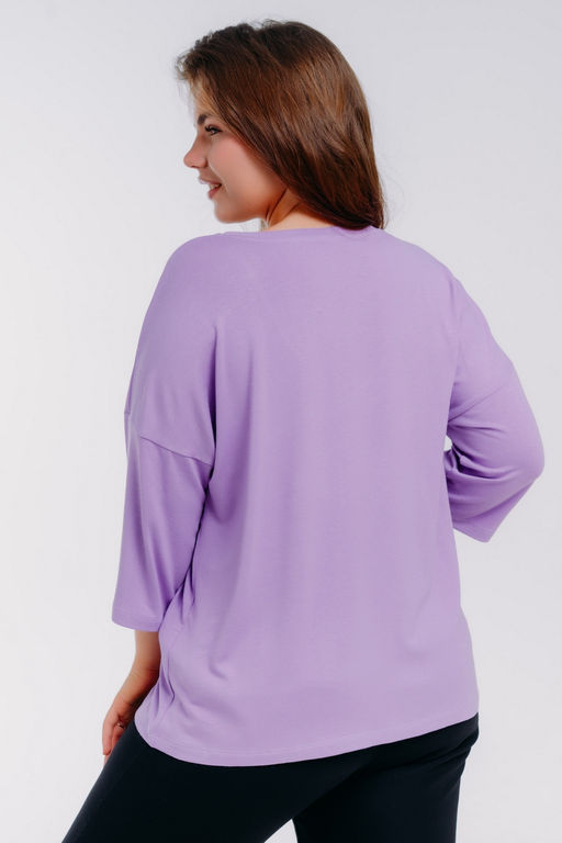 Футболка женская из вискозы Марина лила - Амадэль фото 9