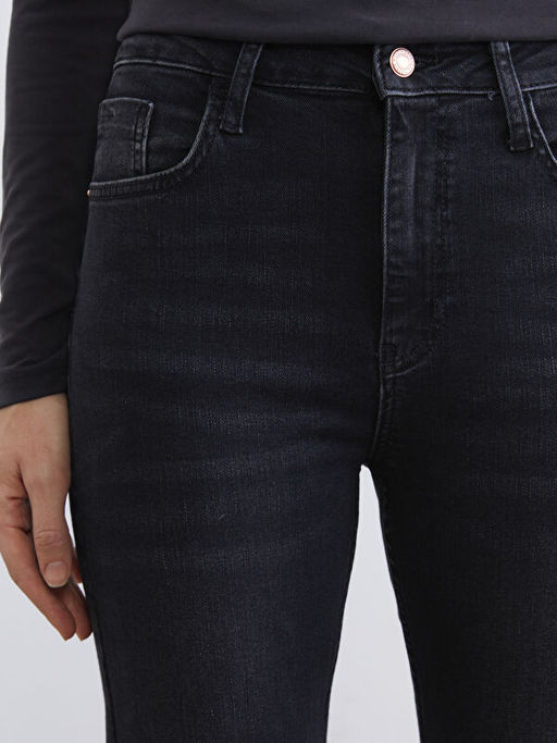 Flare Kad?n Jean Pantolon