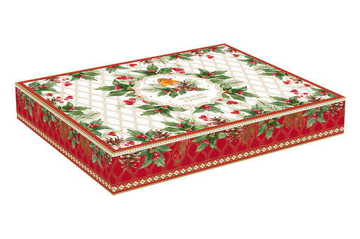 Блюдо овальное Рождественские ягоды, 24,5 х 17 см - Easy life фото 3