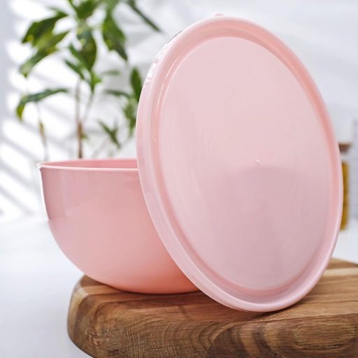 Цена за 2 шт. Салатник с крышкой Plastic Centre Galaxy, 2.5 л, пластик, МИКС