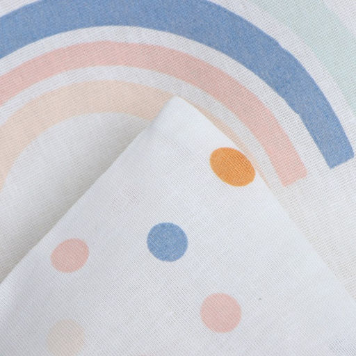 Постельное бельё Этель 1,5 сп Pretty rainbows, 143х215 см, 150х214 см, 50х70 см -1 шт, 100% хл, бязь  фото 4