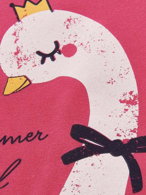 Пижама для девочки UD 1056 малиновый