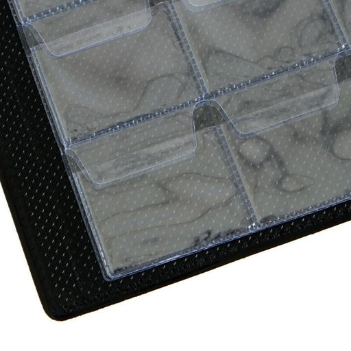 Альбом для монет 125×185 мм Calligrata, на 240 монет, ячейка 35×35 мм, 16 листов, обложка искусственная кожа, коричневый