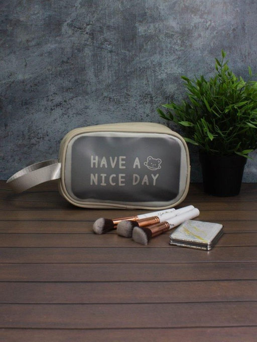 Косметичка "Have nice day", gray (14х20х9,5 см)