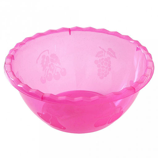 Миска пластмассовая "Лидия" 0,7л, цвета микс (Россия)