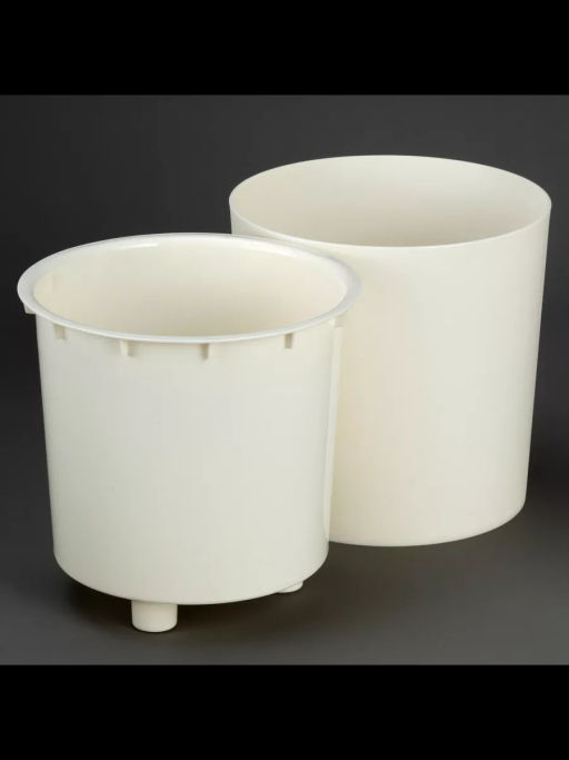 Горшок для цветов 6,5л d217 h215мм молочный GENIUS