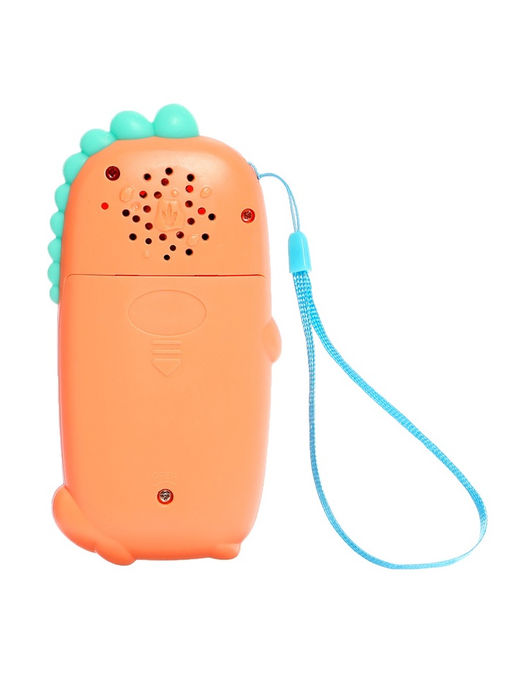 Музыкальный телефон детский «Милый дракончик», звук, цвет оранжевый