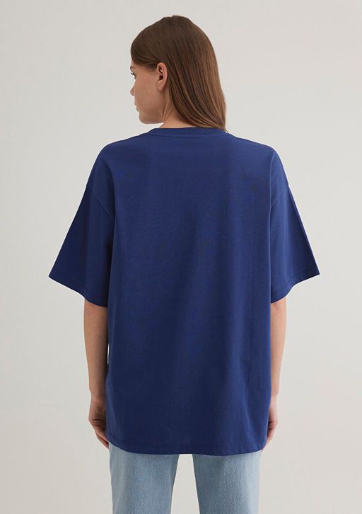 Mavi Logo Bask?l? Lacivert Tisort  фото 5