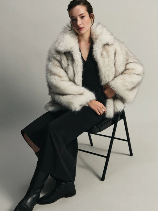 Шуба из искусственного меха / Zarina  фото 9