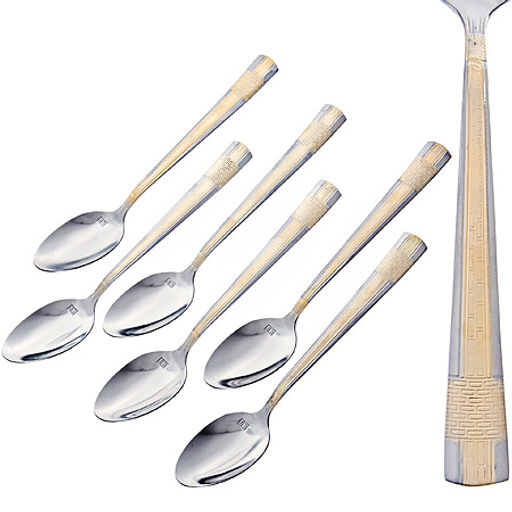 25726-1 Набор чайных ложек 6пр 1,8мм нержMB (х100)