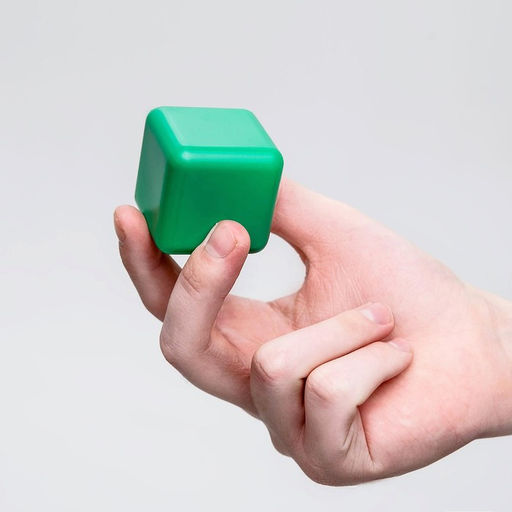 Кубики детские, пластиковые, цветные, 16 штук, 4 × 4 см