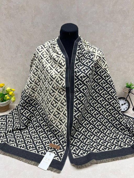 Мягкий палантин из кашемира мультицвет