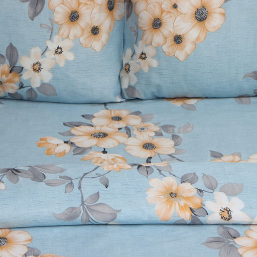 Постельное бельё 2 сп Экономь и Я Blossom 173х215см, 175х214см, 50х70см-2шт, 60г/м2, микрофибра  фото 2