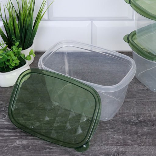 Салатник прямоугольный 3 штуки набор 17x11x9 см / P1 /уп 80/высокий - ГалеонТрейд фото 5