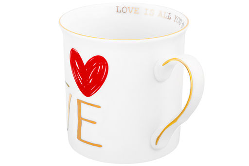 Кружка 310 мл 12*8,5*9 см LOVE NEW BONE CHINA - Elan gallery фото 19