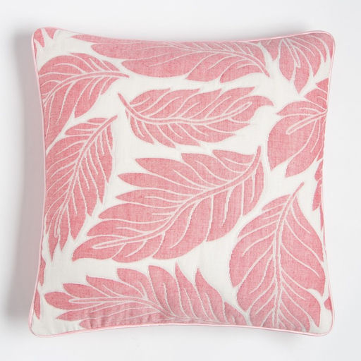 Наволочка декоративная Этель Крапива цвет розовый 40х40 см, 100% хлопок  фото 3