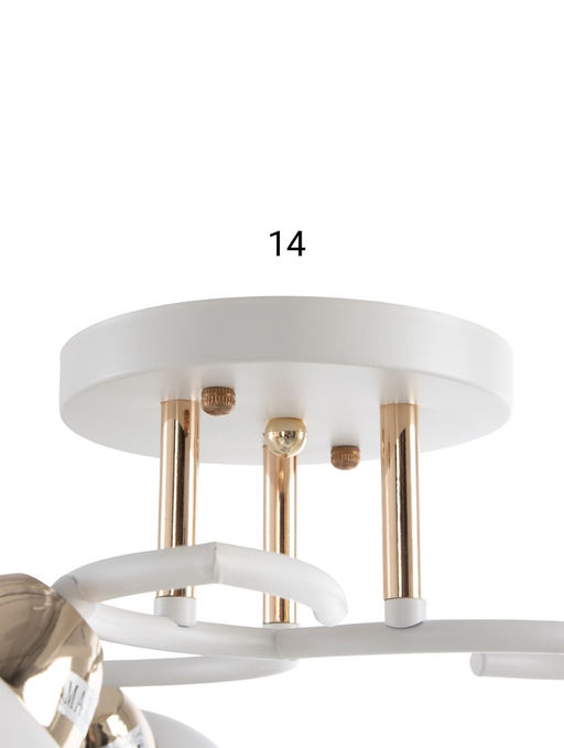 Люстра 20132/3, 3х60Вт, E27, 52х52х23 см