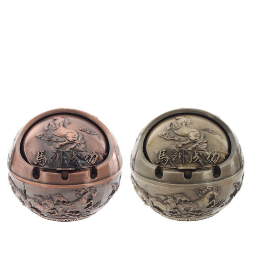 Пепельница "Лошадь", L10,5 W10,5 H10 см, 2в.