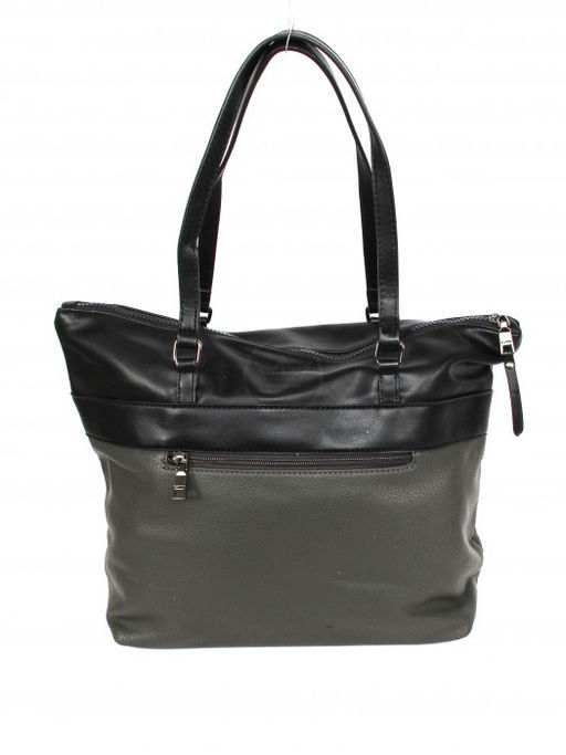 Сумка женская искусственная кожа BT-V 7640, 1отд+карм/перег, плечевой ремень, черный/серый SALE 262521 - Adelia фото 7