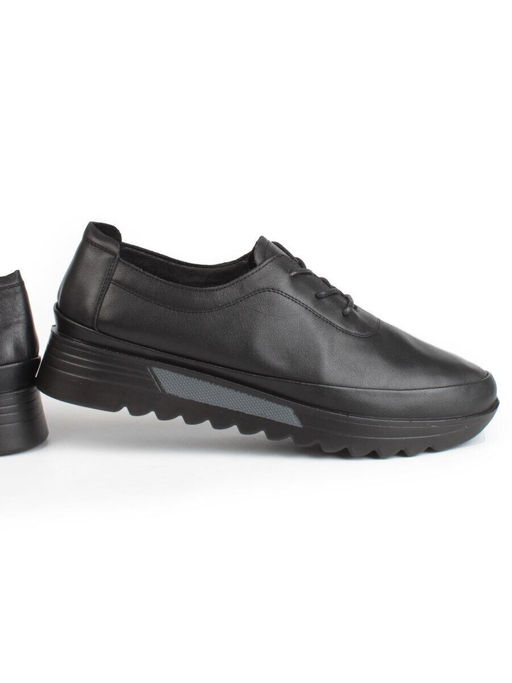 03-5310 BLACK Полуботинки женские (натуральная кожа)