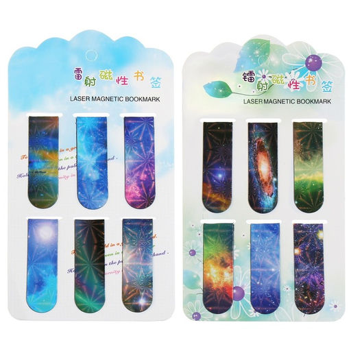 Набор магнитных закладок для книг Calligrata «Вселенная», 6 шт., МИКС