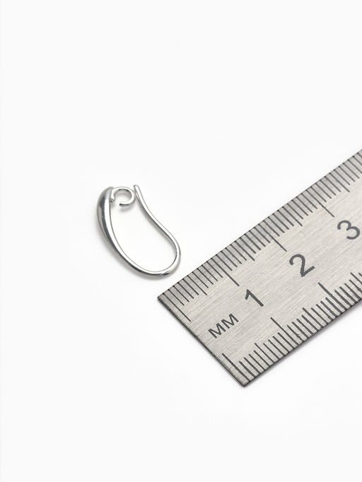 Швензы-крючки СМ-1111-1, (набор 5 пар), цвет серебро