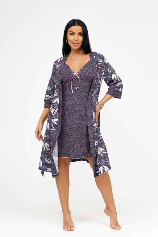 Пеньюар+сорочка Мимоза