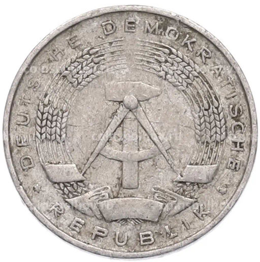 Монета 1 пфенниг 1961 года Восточная Германия (ГДР)