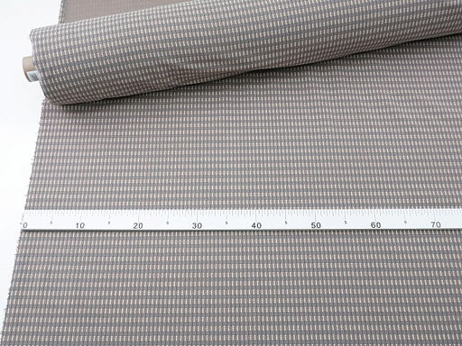 Теплый хлопок Пирамидки - елочки (синий/молочный) цв.кофейный, ш.1.5м, хлопок-100%, 150гр/м.кв - Купава фото 7